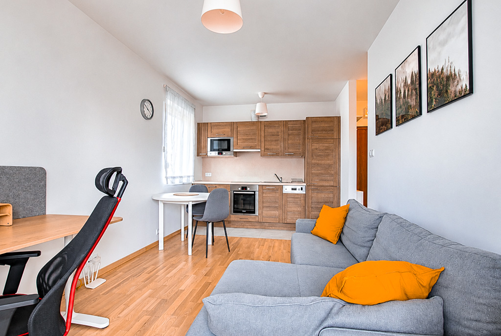 nowoczesne wnętrze ekskluzywnego apartamentu na wynajem Poznań